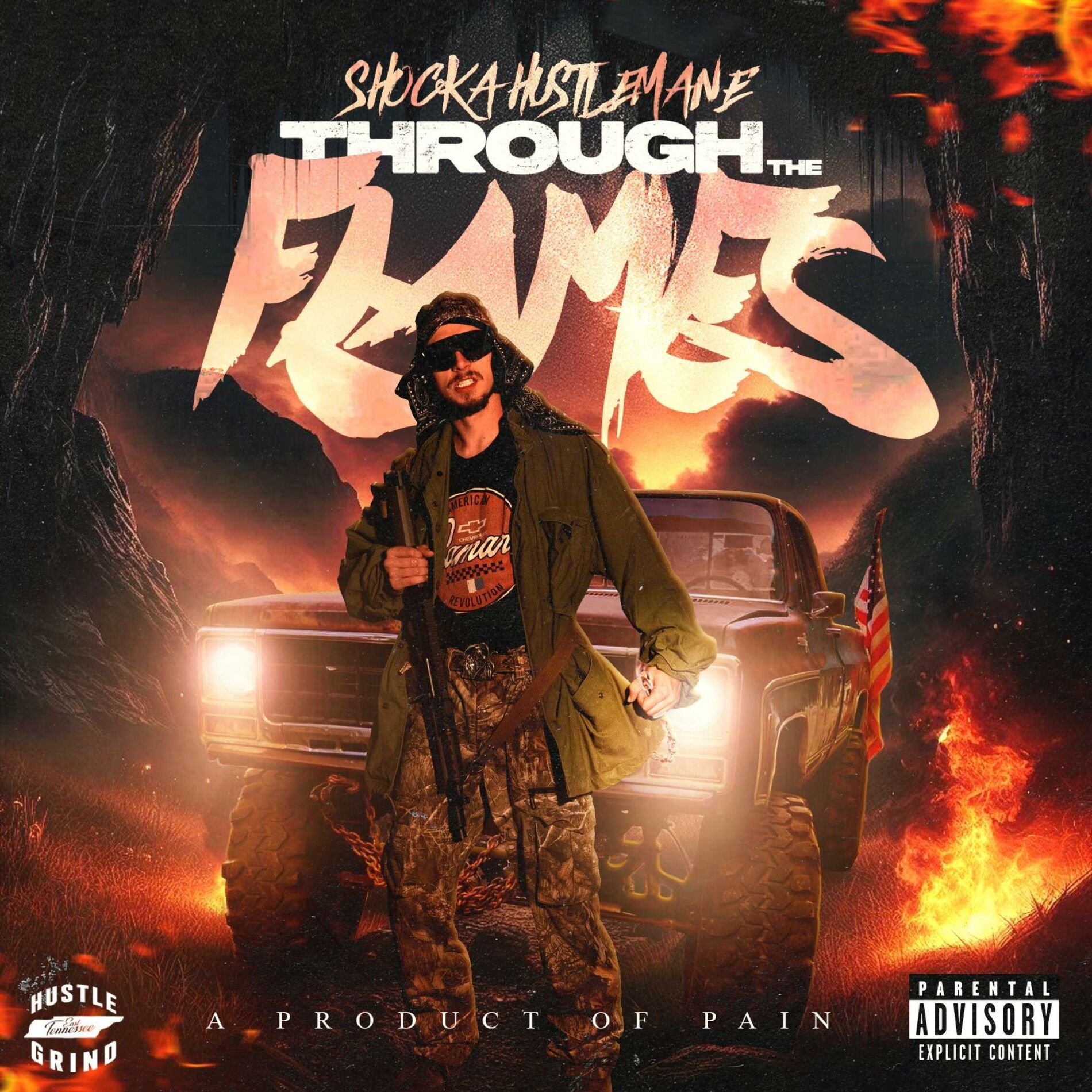 Album cover of Through The Flames, A Product of Pain