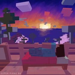 Cover of Sleepcraft: Piano Covers from Minecraft