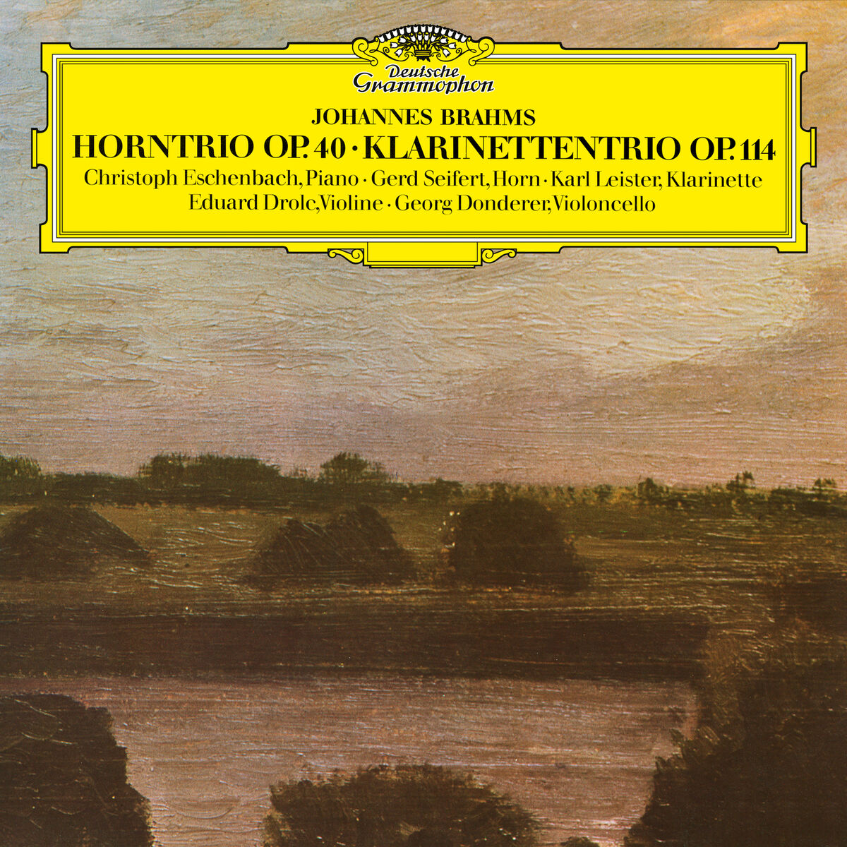 Album cover of Brahms: Horntrio; Klarinettentrio