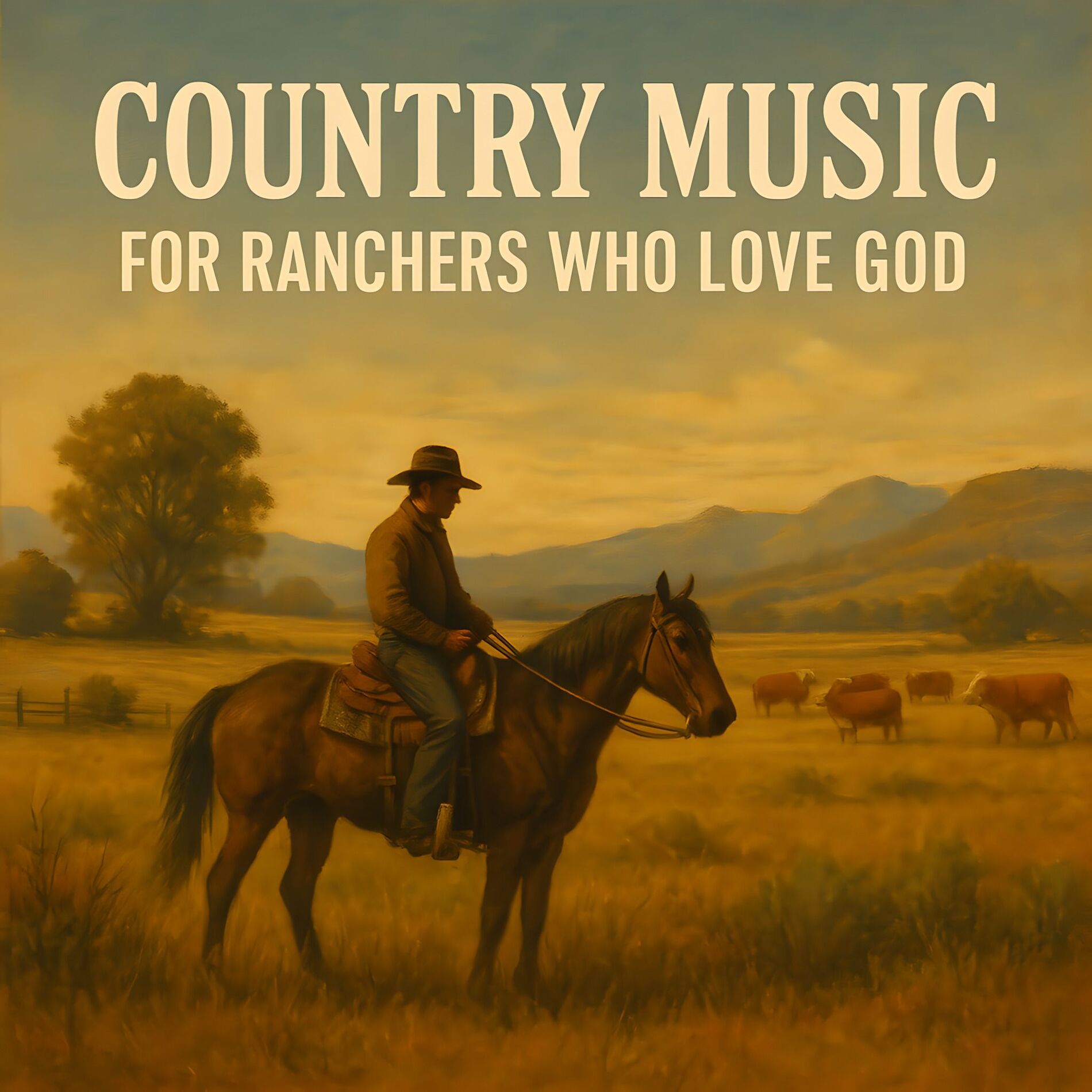 Album cover of Country Music for Ranchers Who Love God