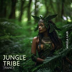 Cover of Jungle Tribe Trance: Shamanic Drumming, Healing Flute Music, Tribal Downtempo