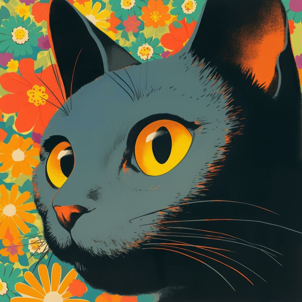 Picture of Astral Impressions: Paws That Paint Dreams