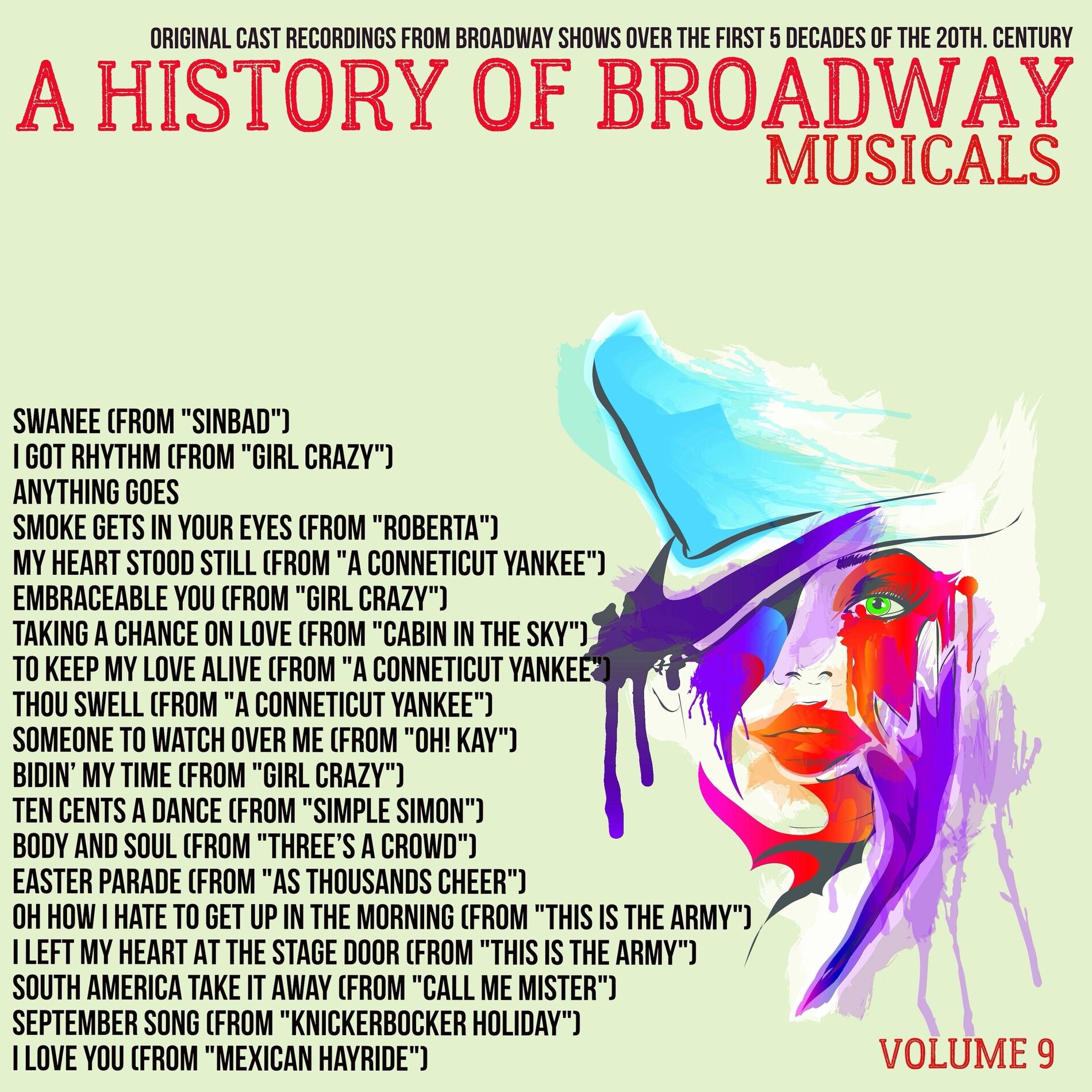 Album cover of A Musical History of Broadway Musicals, Vol. 9