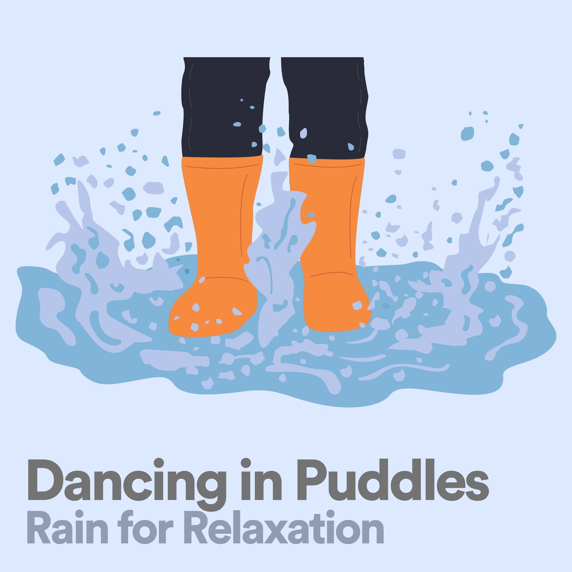 Album cover of Dancing in Puddles Rain for Relaxation