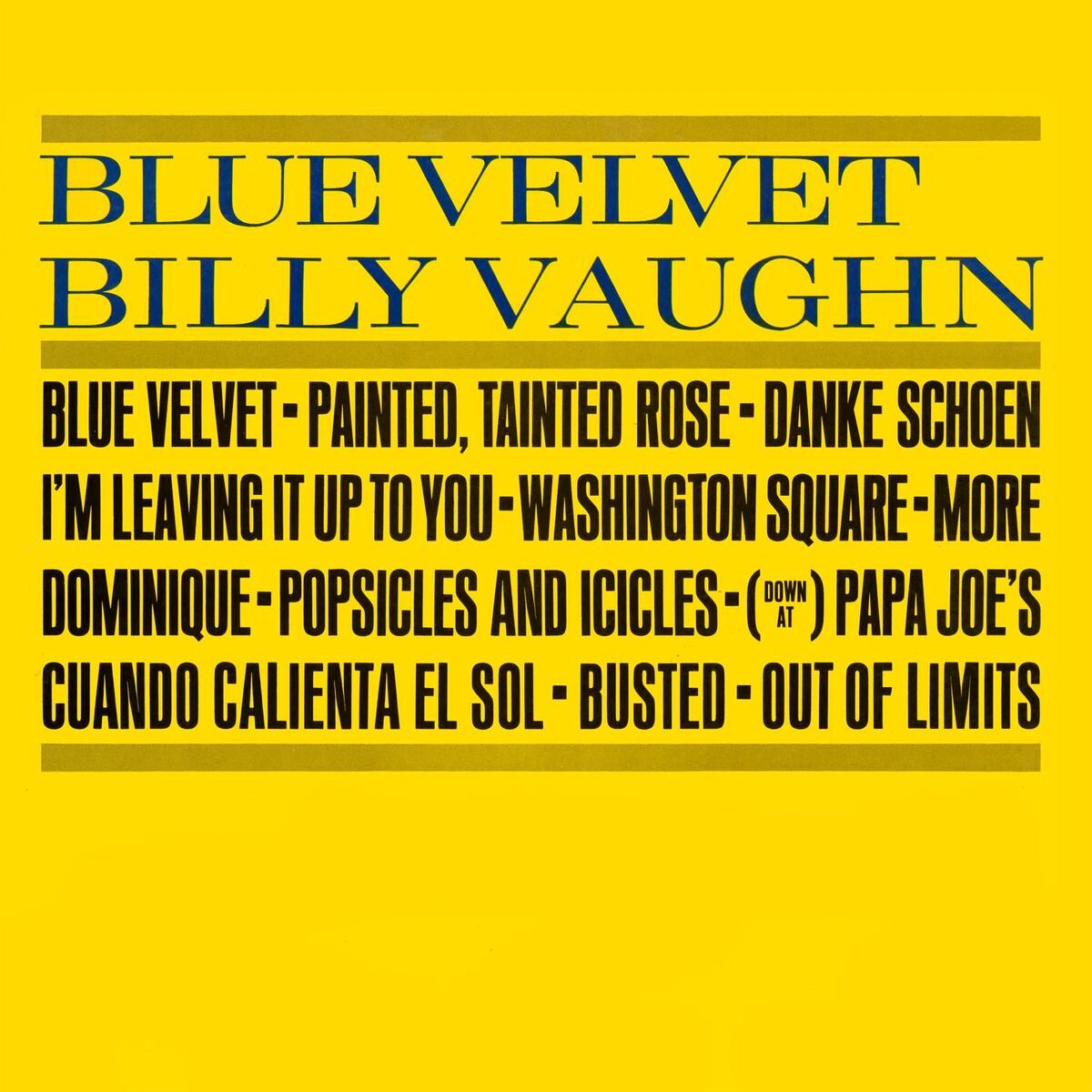Album cover of Blue Velvet