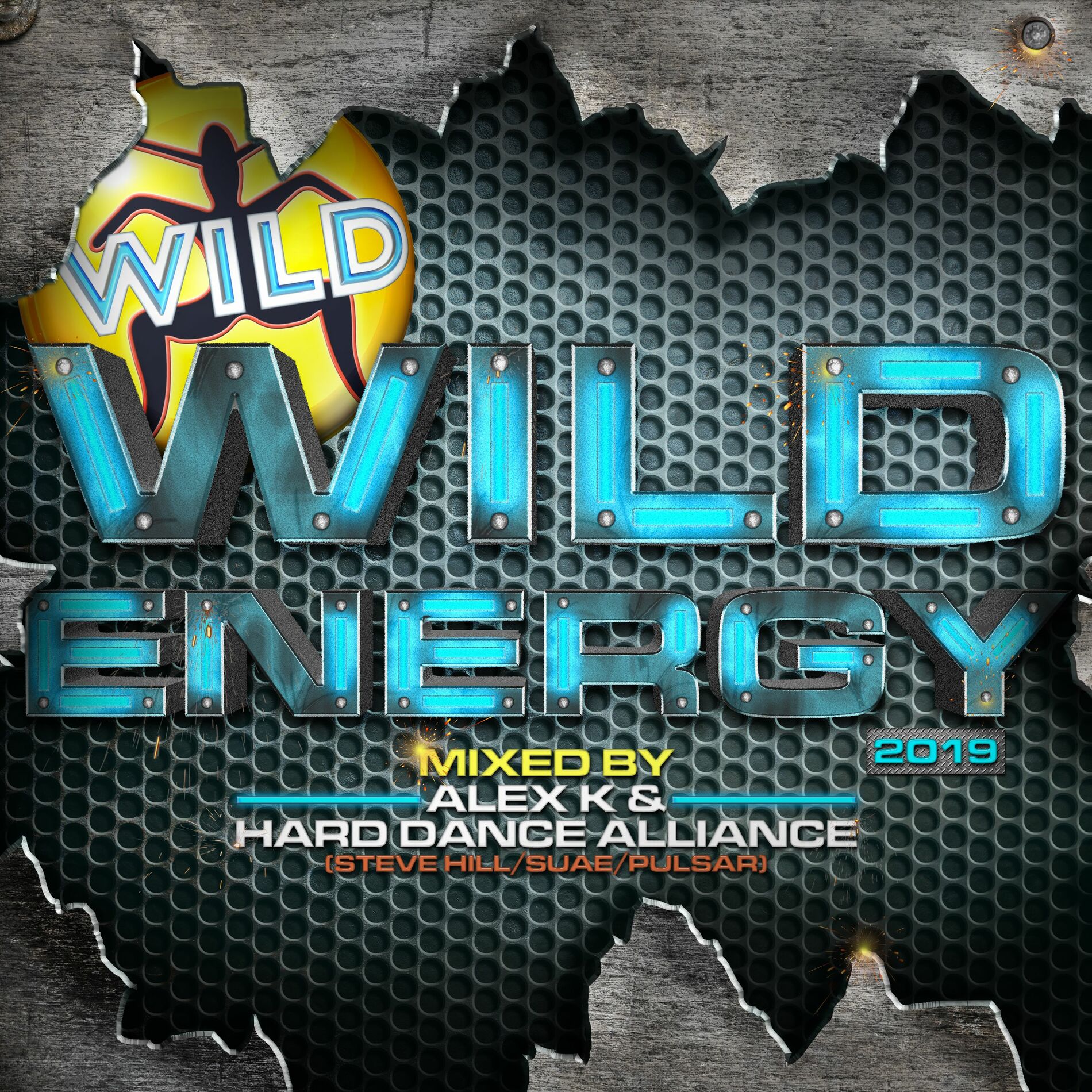 Album cover of Wild Energy 2019 (Mixed by Alex K & Hard Dance Alliance)