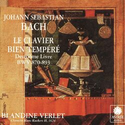 Cover of J. S. Bach: Le clavier bien tempéré, Livre II
