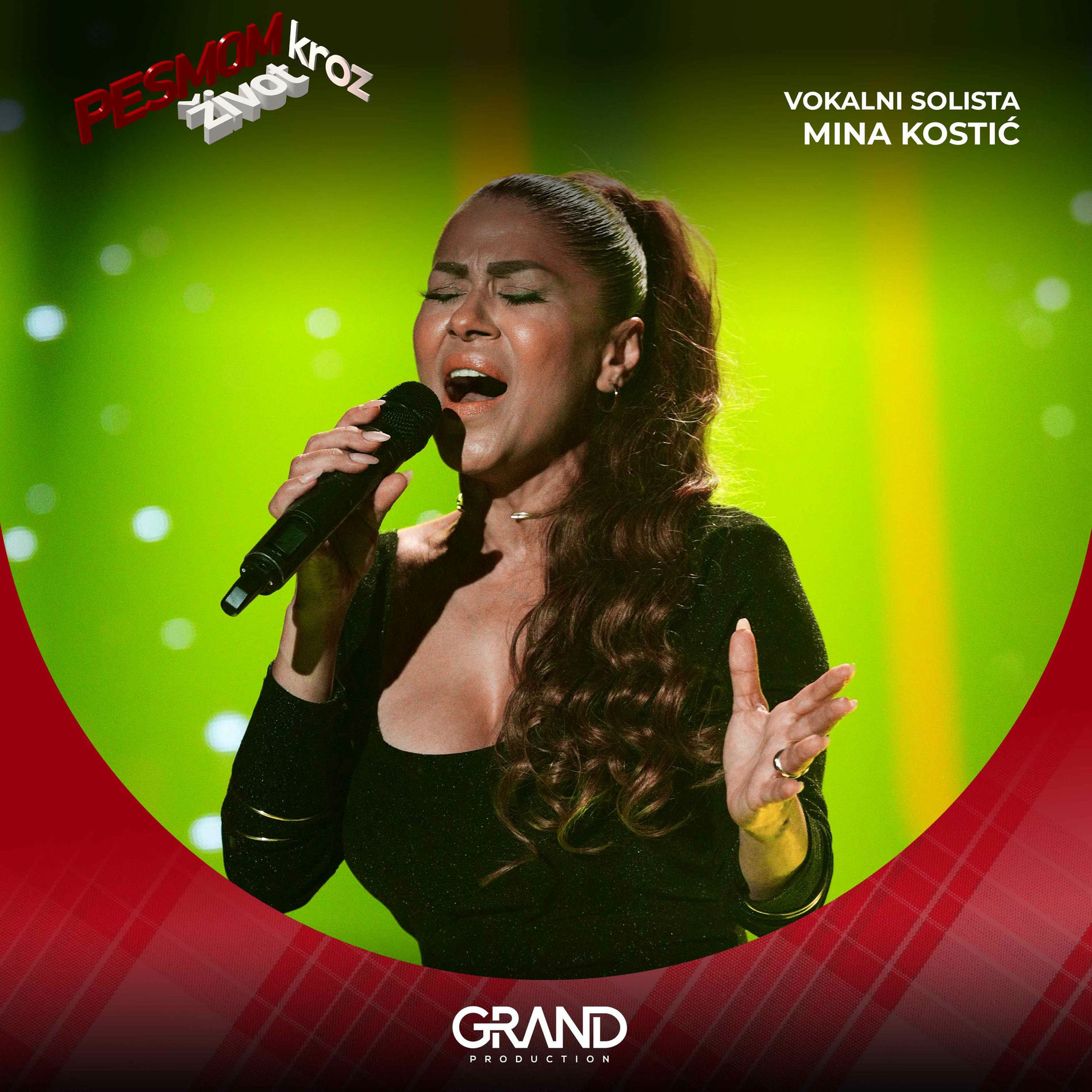 Album cover of Pesmom Kroz Zivot - Mina Kostic (Uzivo)