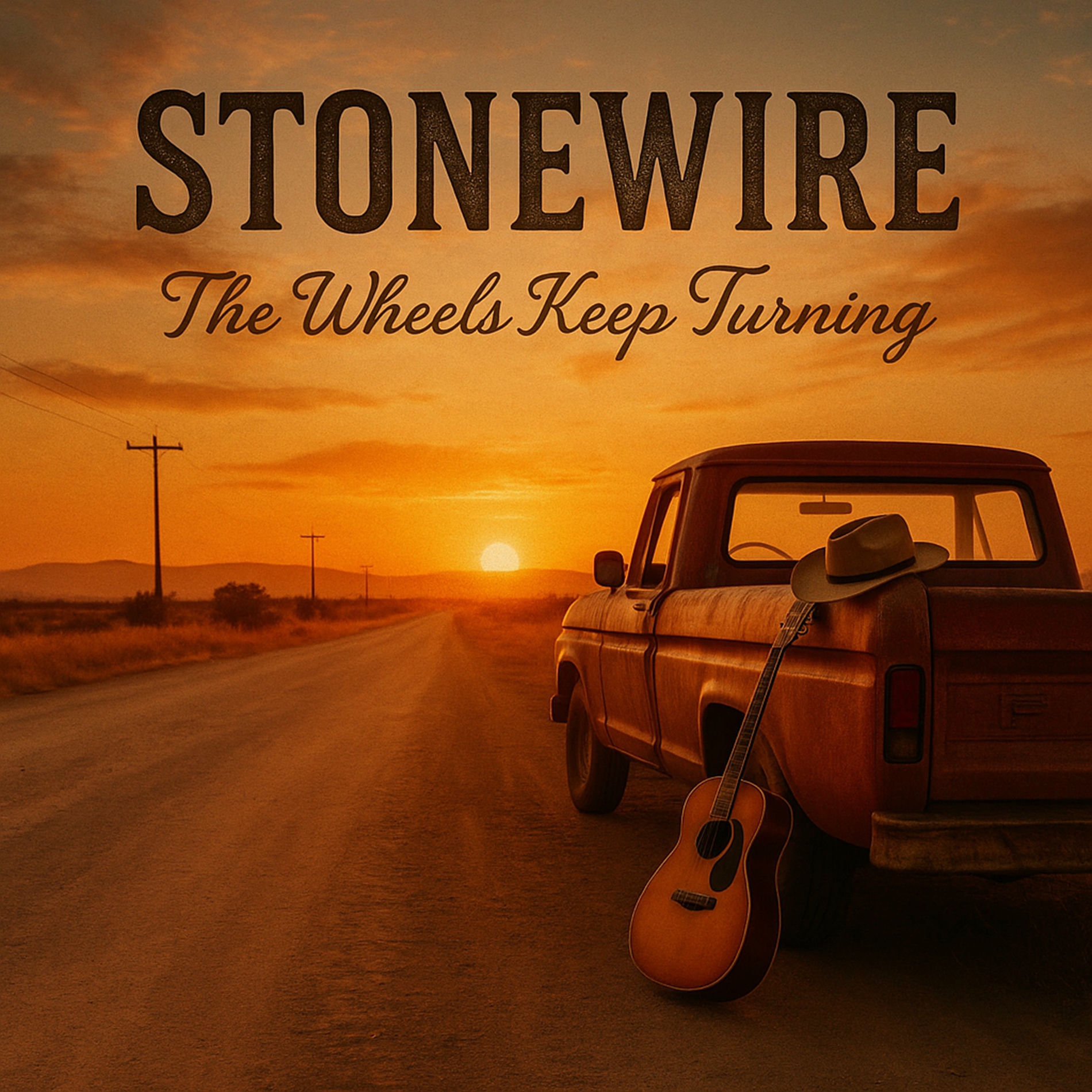 Album cover of The Wheels Keep Turning