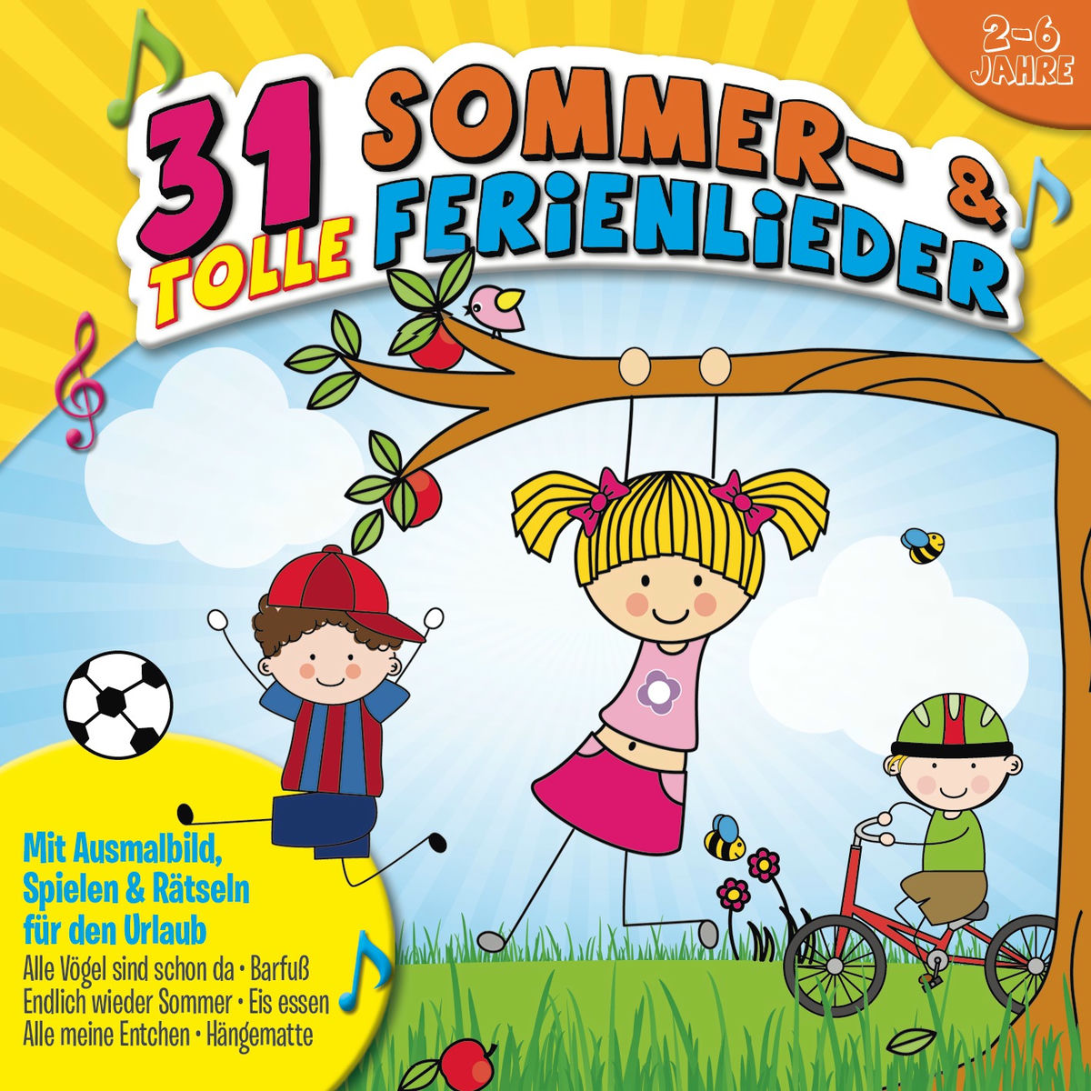 Album cover of 31 tolle Sommer- & Ferienlieder