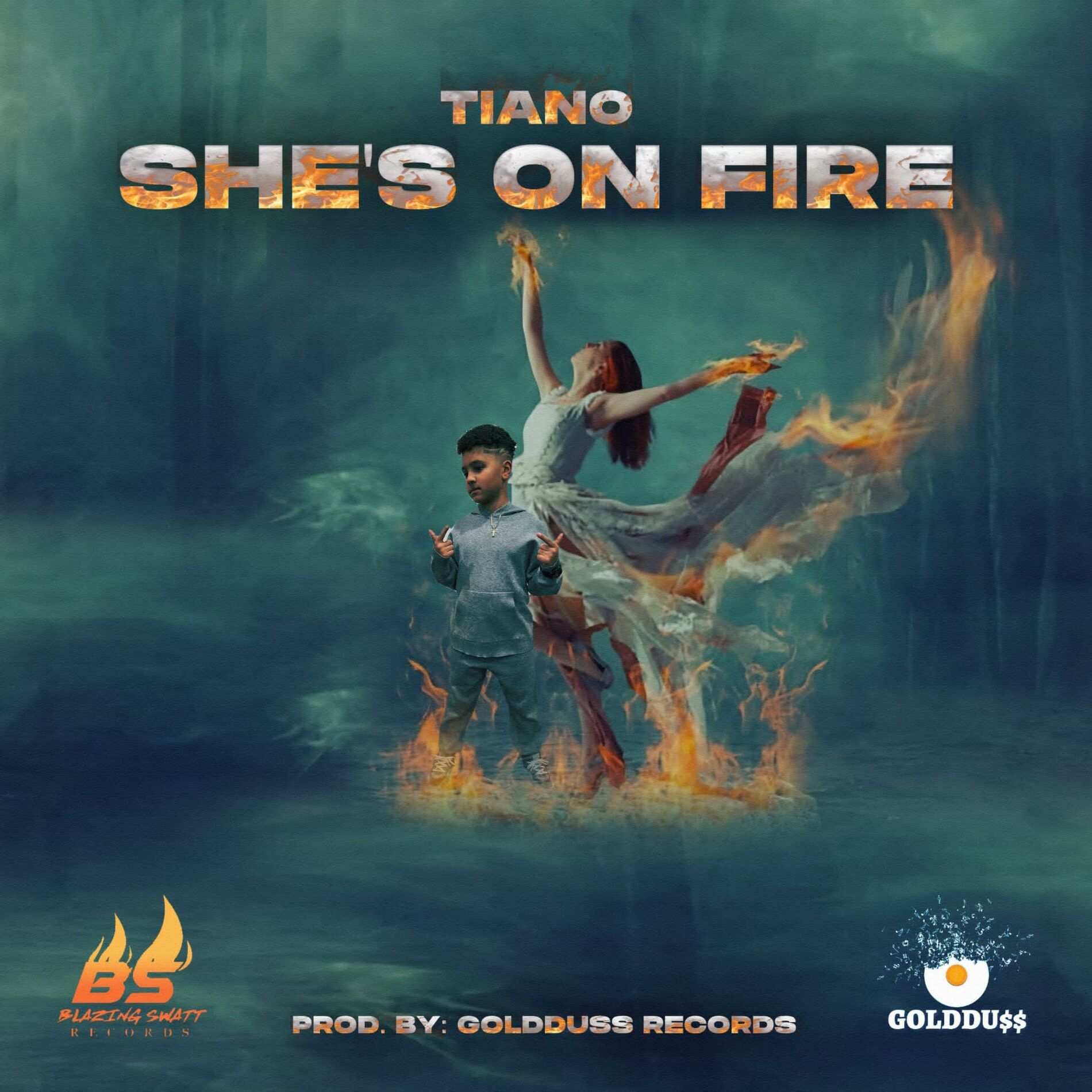 Album cover of SHE'S ON FIRE (Radio Edit)
