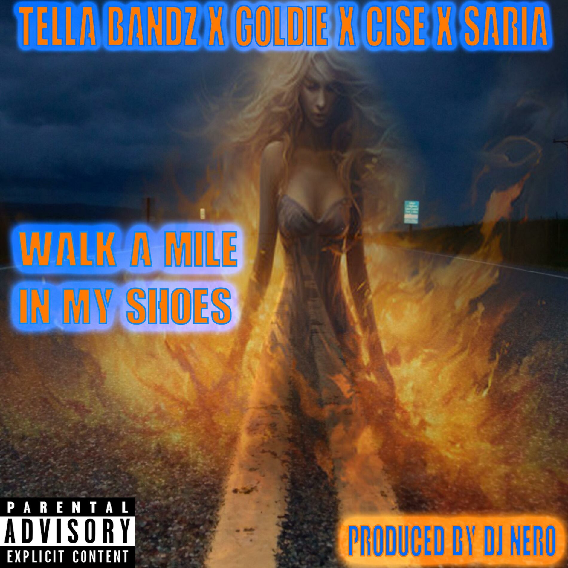 Album cover of Walk A Mile In My Shoes (feat. Cise, Goldie & Saria)
