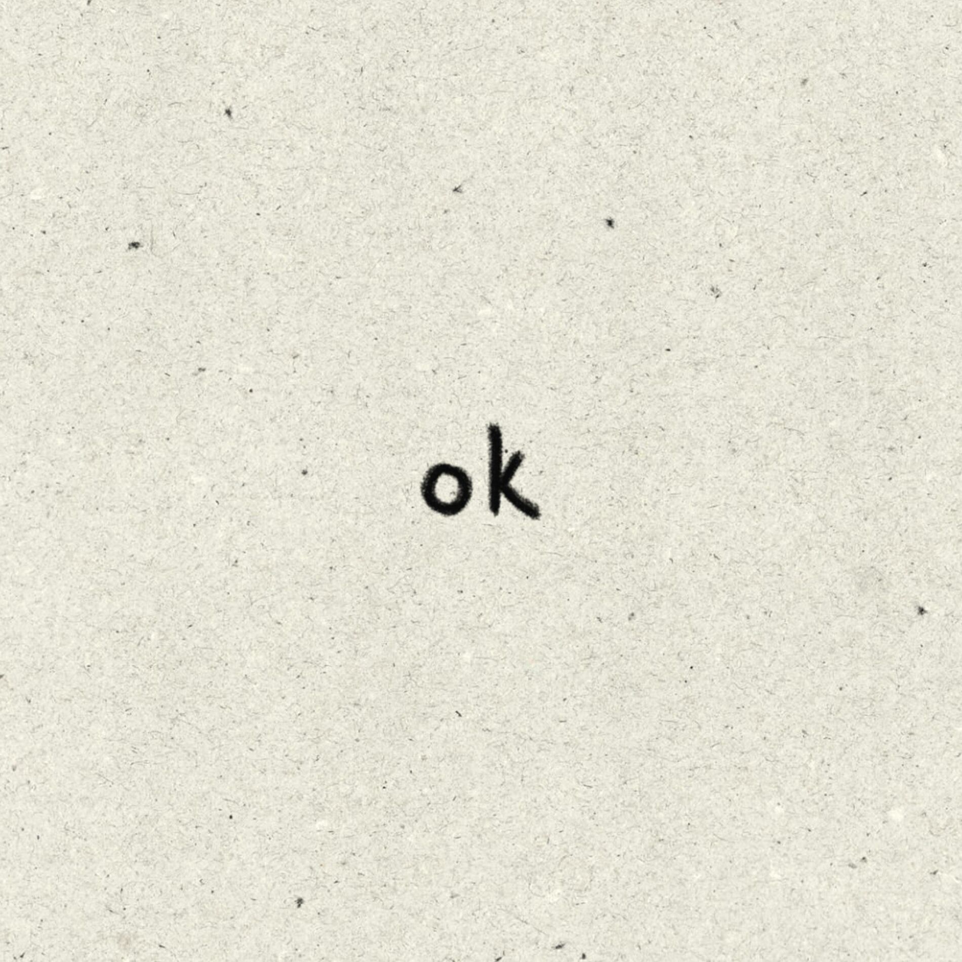 Album cover of ok