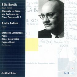 Cover of Béla Bartók: Rhapsody, Op. 1 & Piano Concerto No. 2