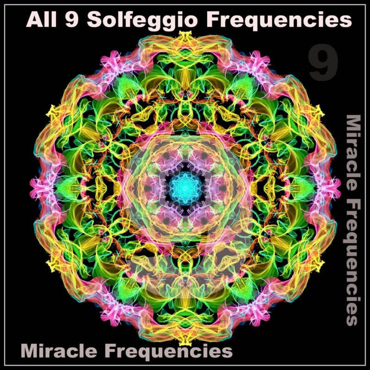 Album cover of All 9 Solfeggio Frequencies for Full Body Aura Cleanse & Cell Regeneration Therapy