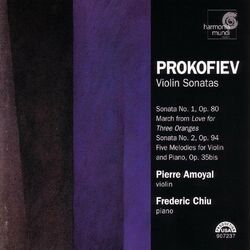 Cover of Prokofiev: Violin Sonatas