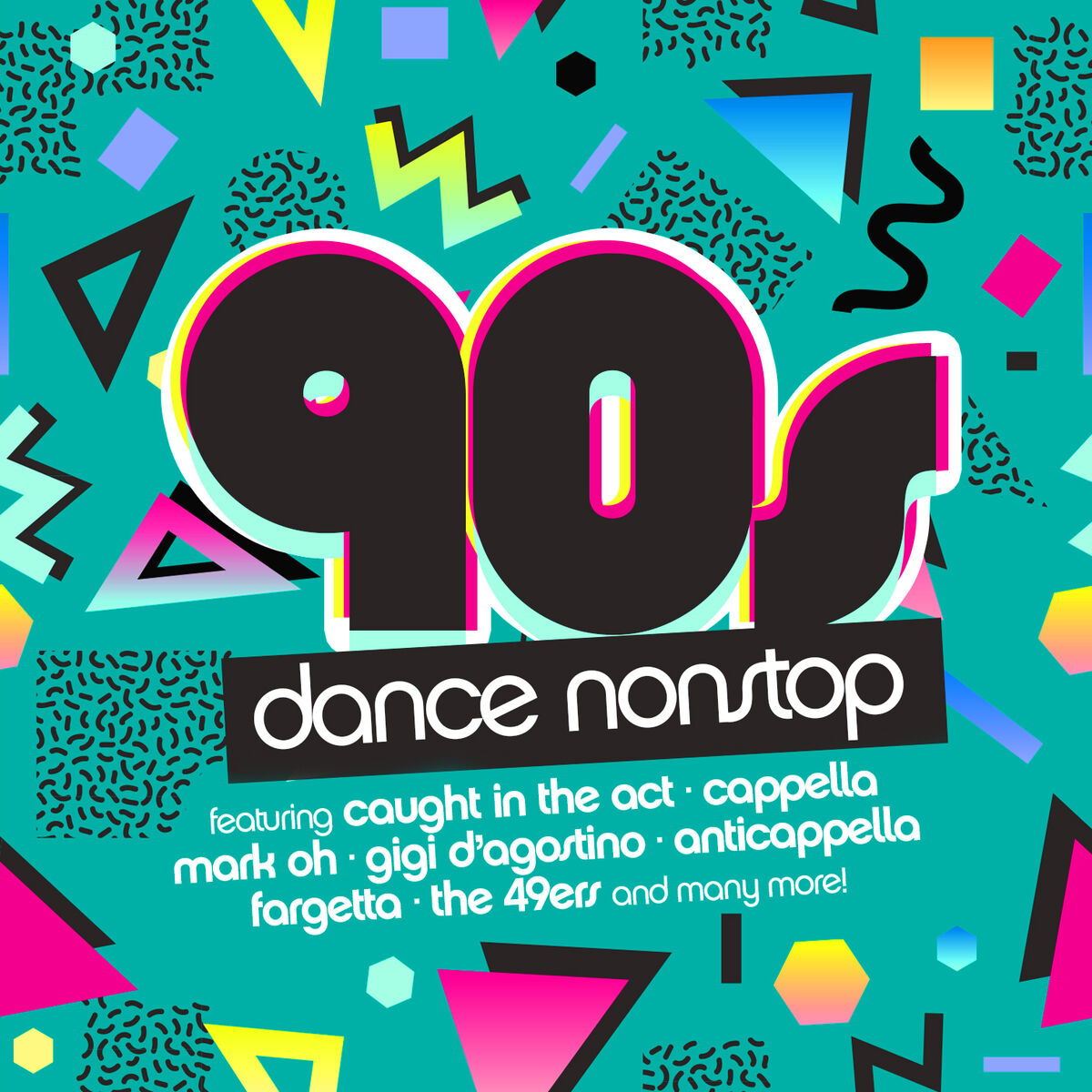 Album cover of 90s Dance Hits Nonstop