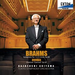 Cover of Brahms: Symphony No. 1 - Dvorak: Overture Carnival