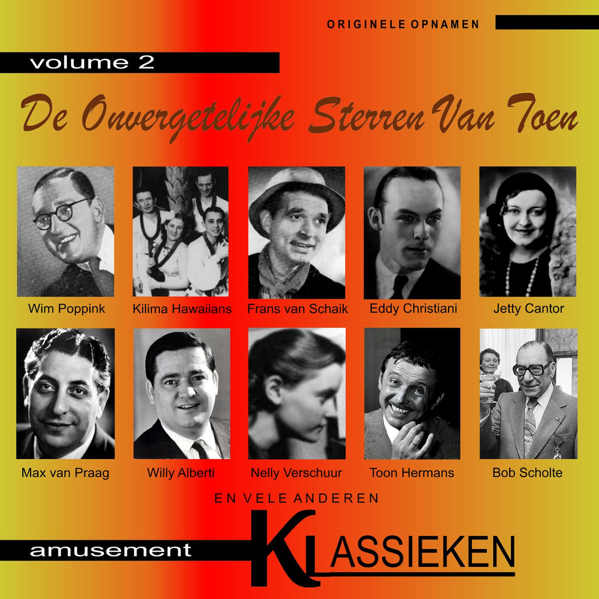 Album cover of De onvergetelijke sterren van toen, Vol. 2