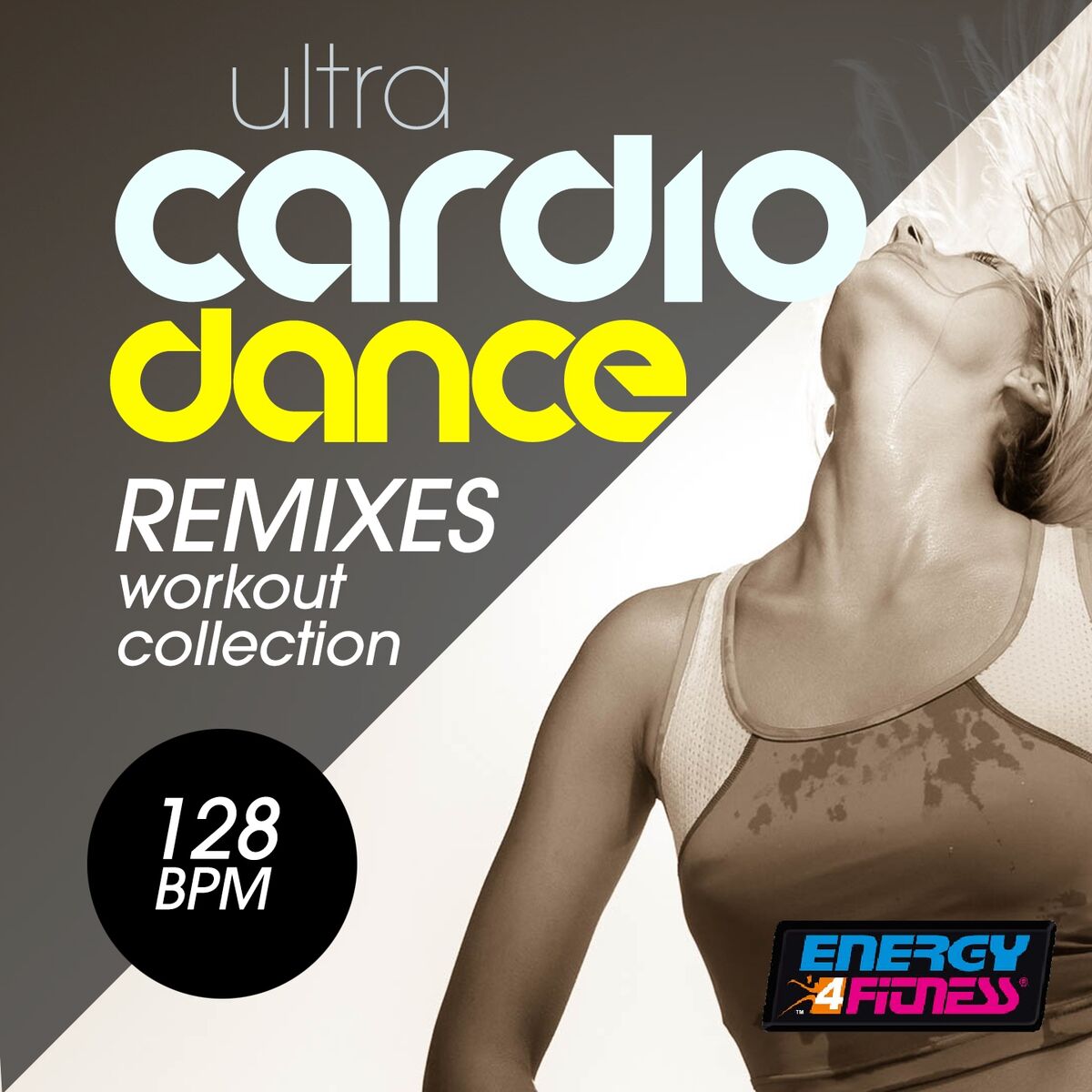 Album cover of Ultra Cardio Dance 128 BPM Remixes Workout Compilation