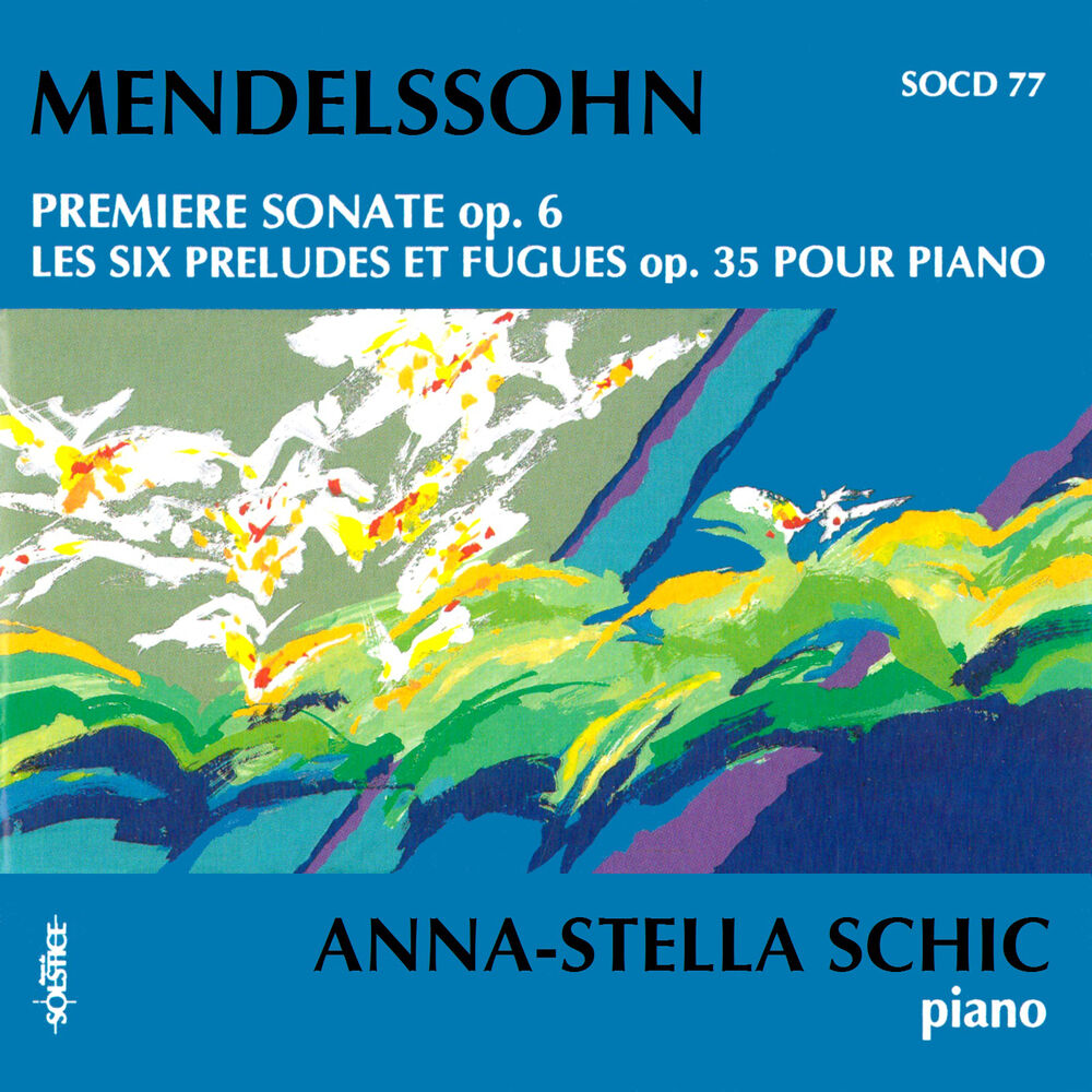 Picture of Mendelssohn: Piano Sonata No. 1 in E Major, Op. 6 & 6 Preludes and Fugues, Op. 35