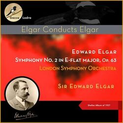Cover of Edward Elgar: Symphony No. 2 in E-flat major, Op. 63 (Shellac Album of 1927)