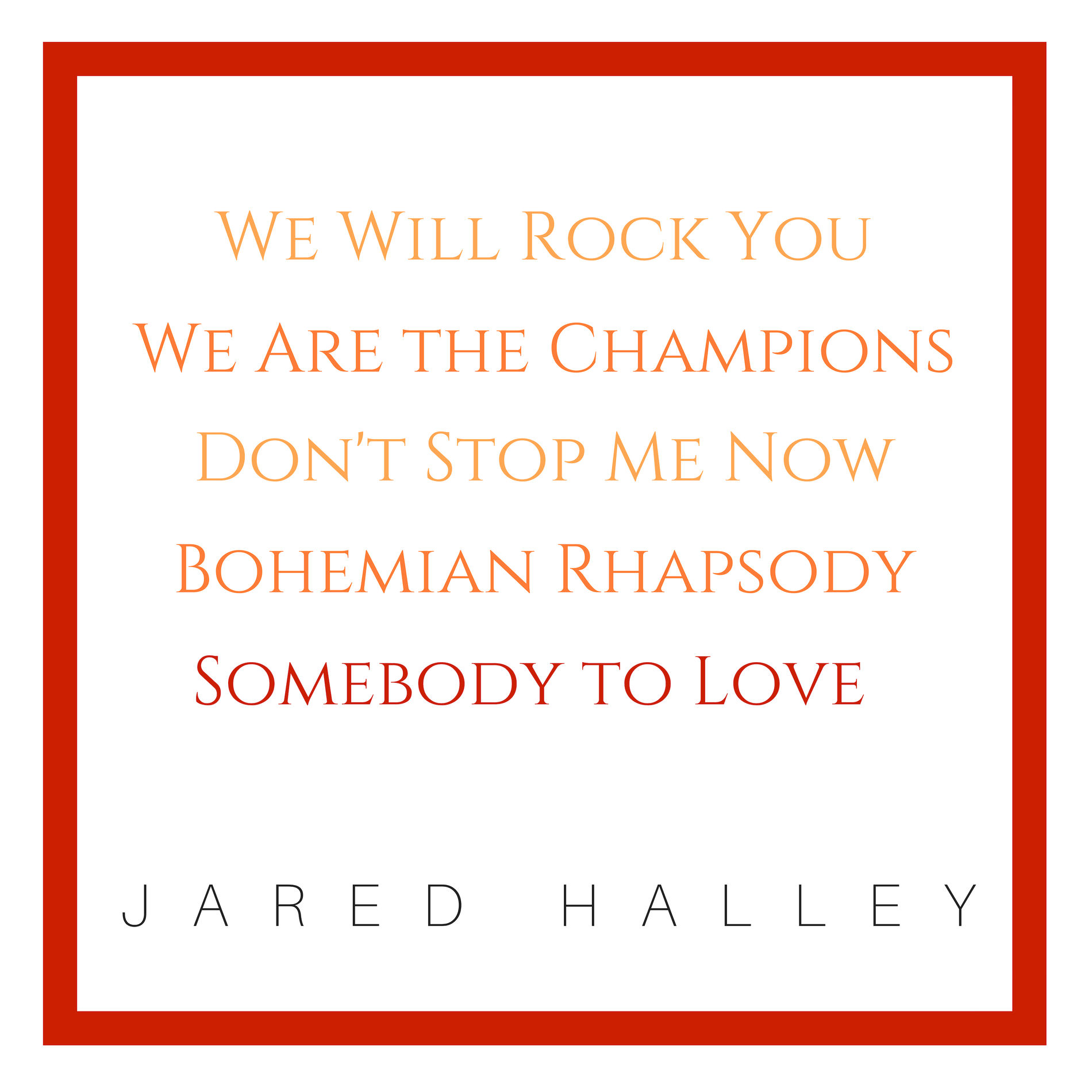 Album cover of We Will Rock You / We Are the Champions / Don’t Stop Me Now / Bohemian Rhapsody / Somebody To Love