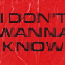 Cover of I Don't Wanna Know
