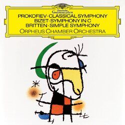 Cover of Prokofiev: Classical Symphony; Britten: Simple Symphony; Bizet: Symphony in C; Elgar: Salut d'amour