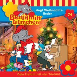 Cover of Folge 74 - Benjamin Blümchen singt Weihnachtslieder