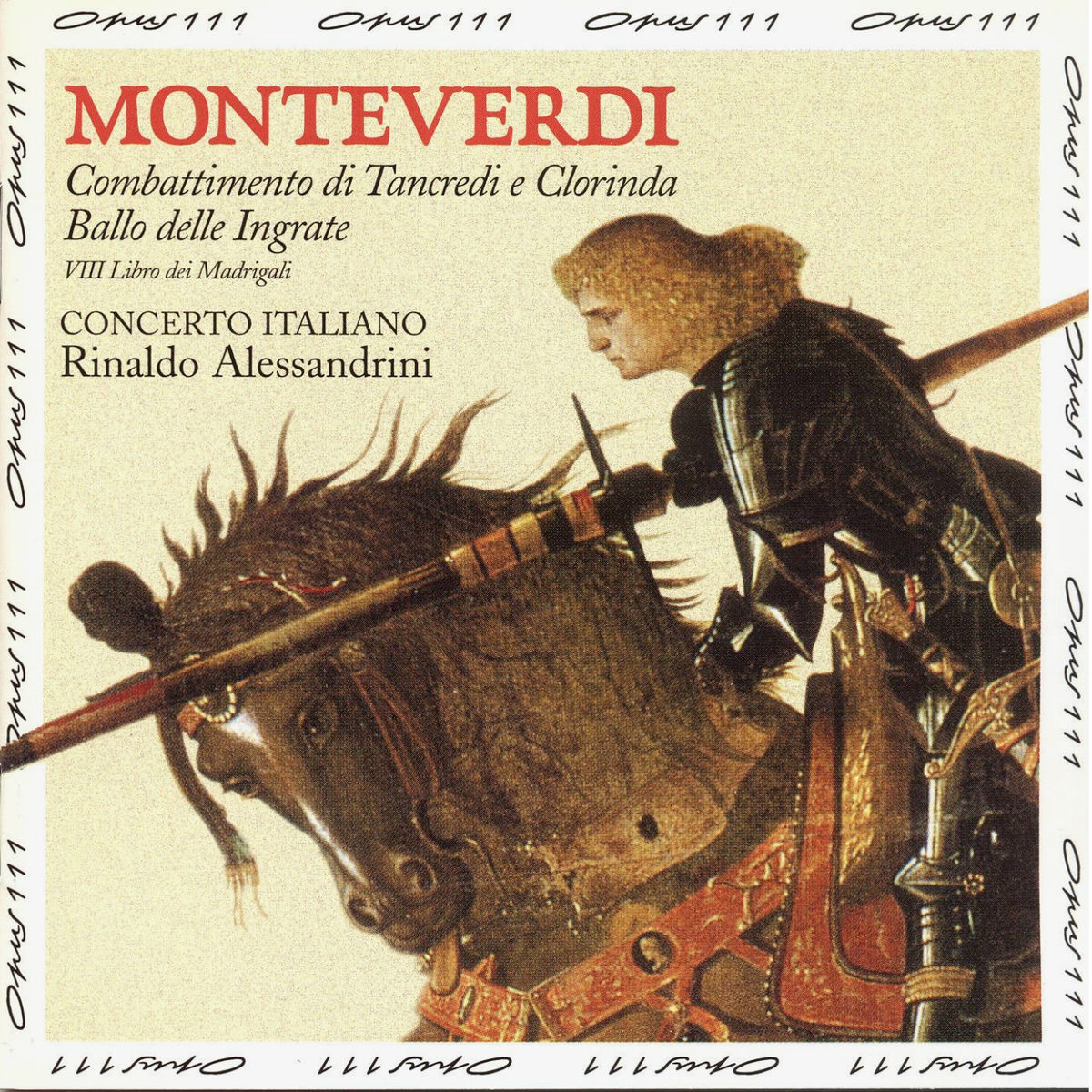 Album cover of Monteverdi: Combattimento di Tancredi e Clorinda & Il Ballo delle Ingrate