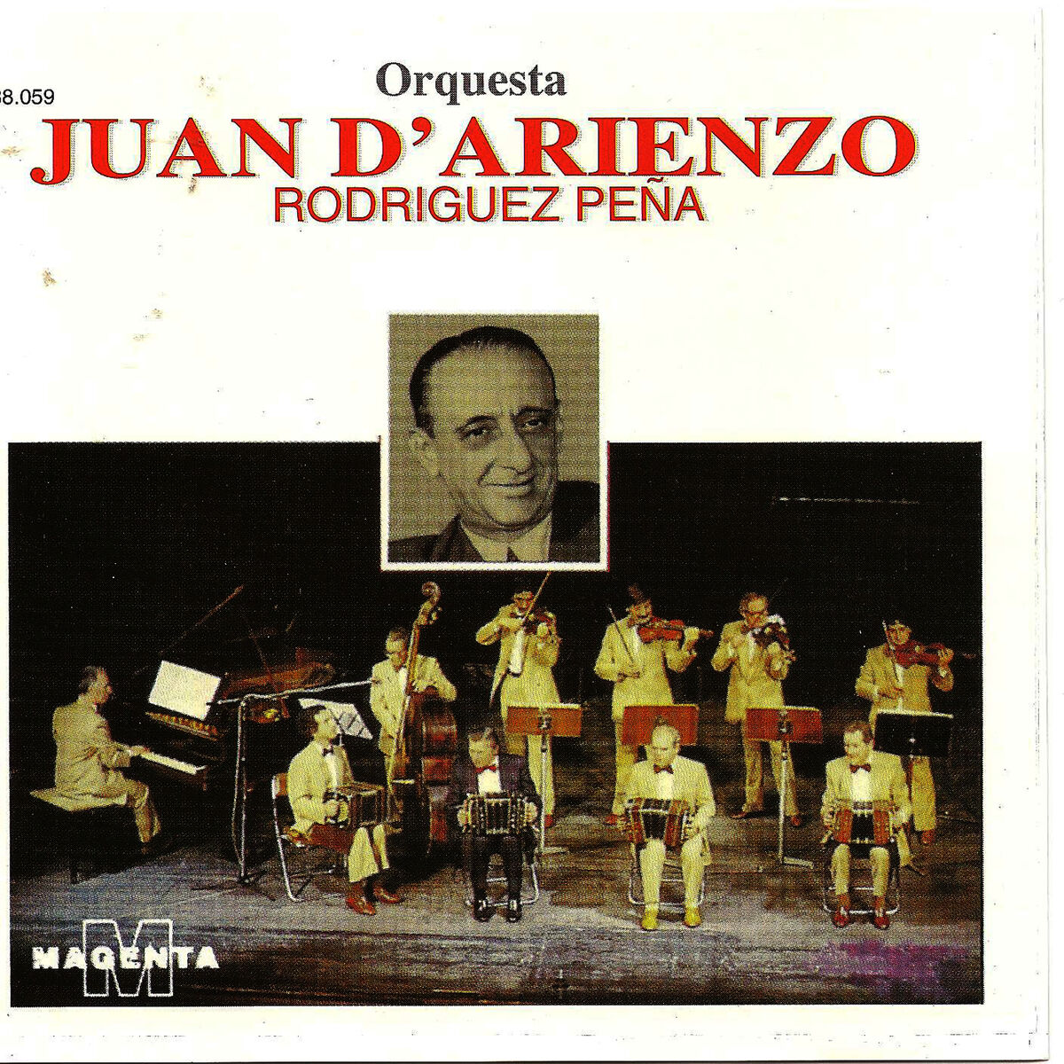 Album cover of Orquesta Juan D' Arienzo - Rodriguez Peña