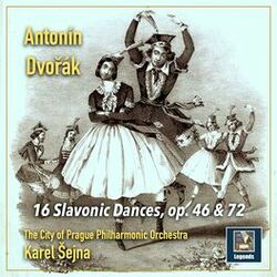 Cover of Dvořák: 16 Slavonic Dances, Opp. 46 & 72