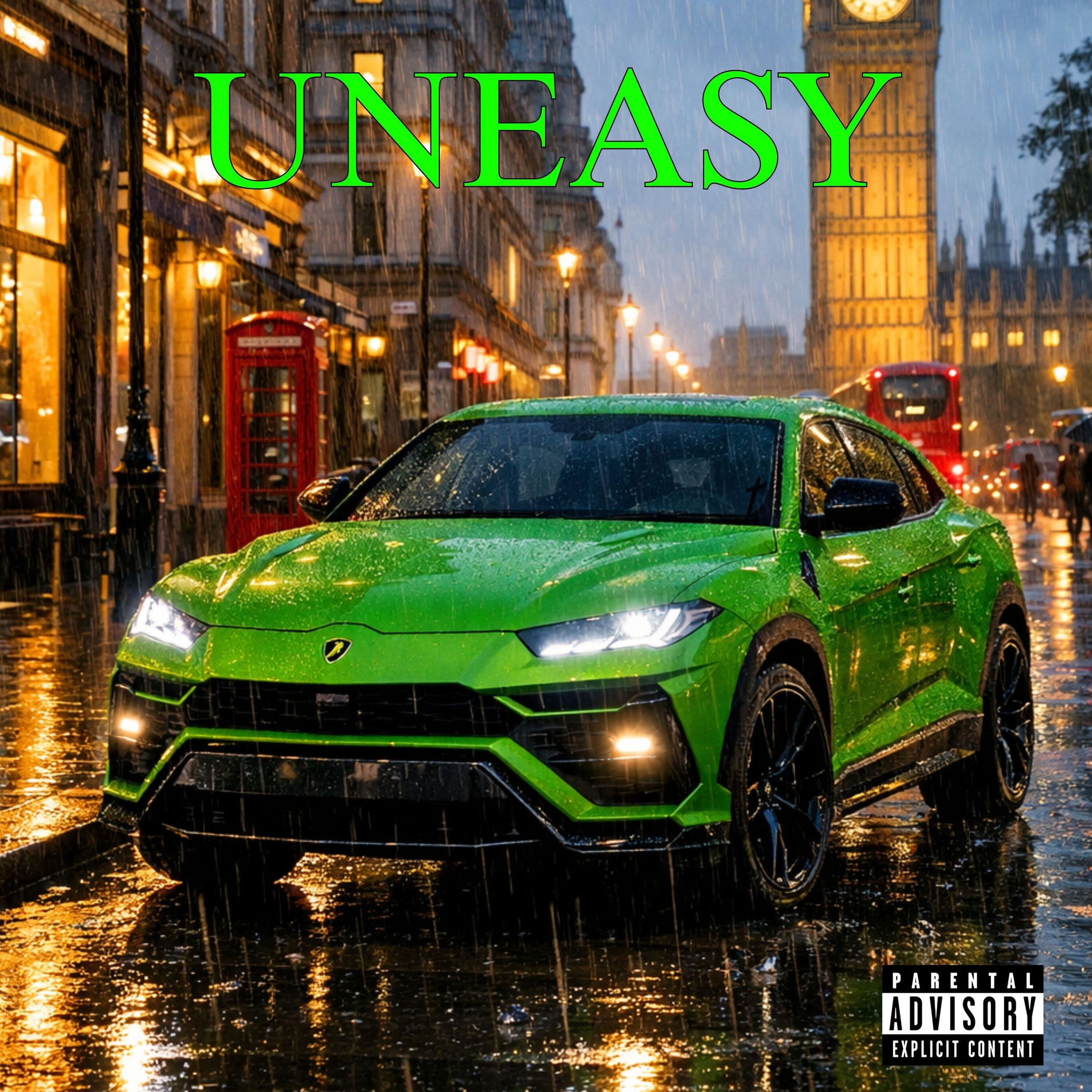 Album cover of Uneasy (feat. Sticky Fingaz & Big Twins)
