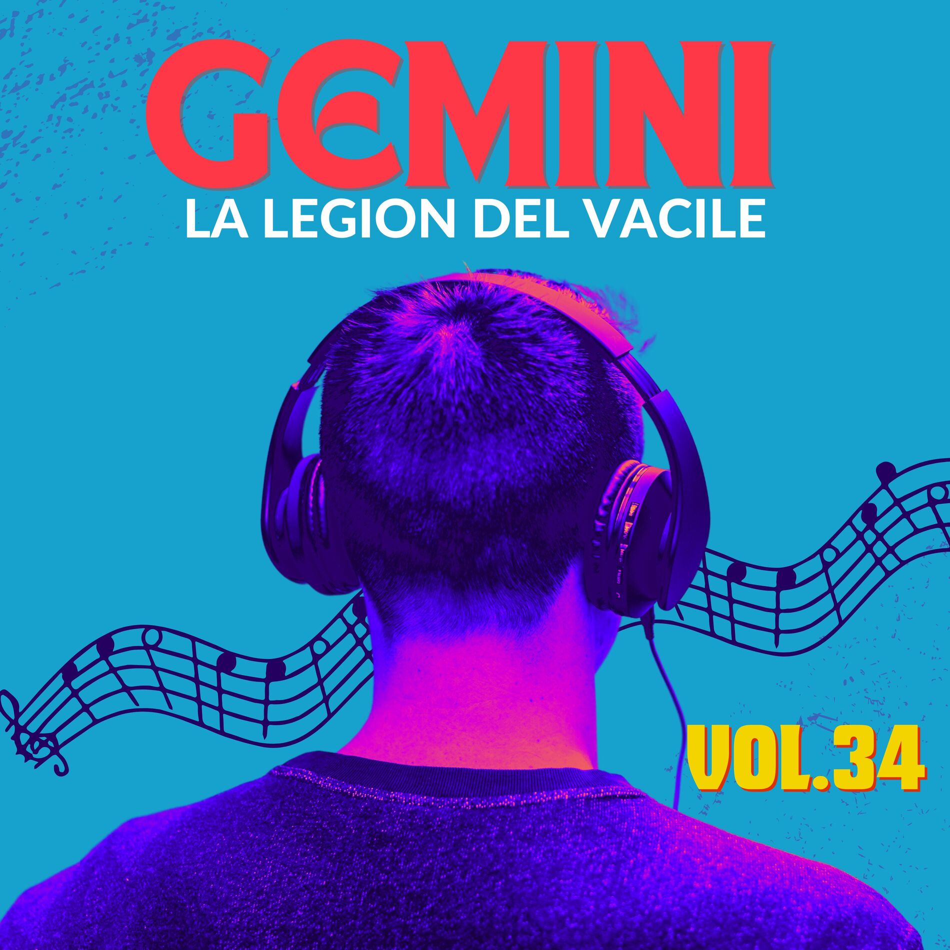 Album cover of Gemini la Legion del Vacile, Vol.34 (En Vivo)