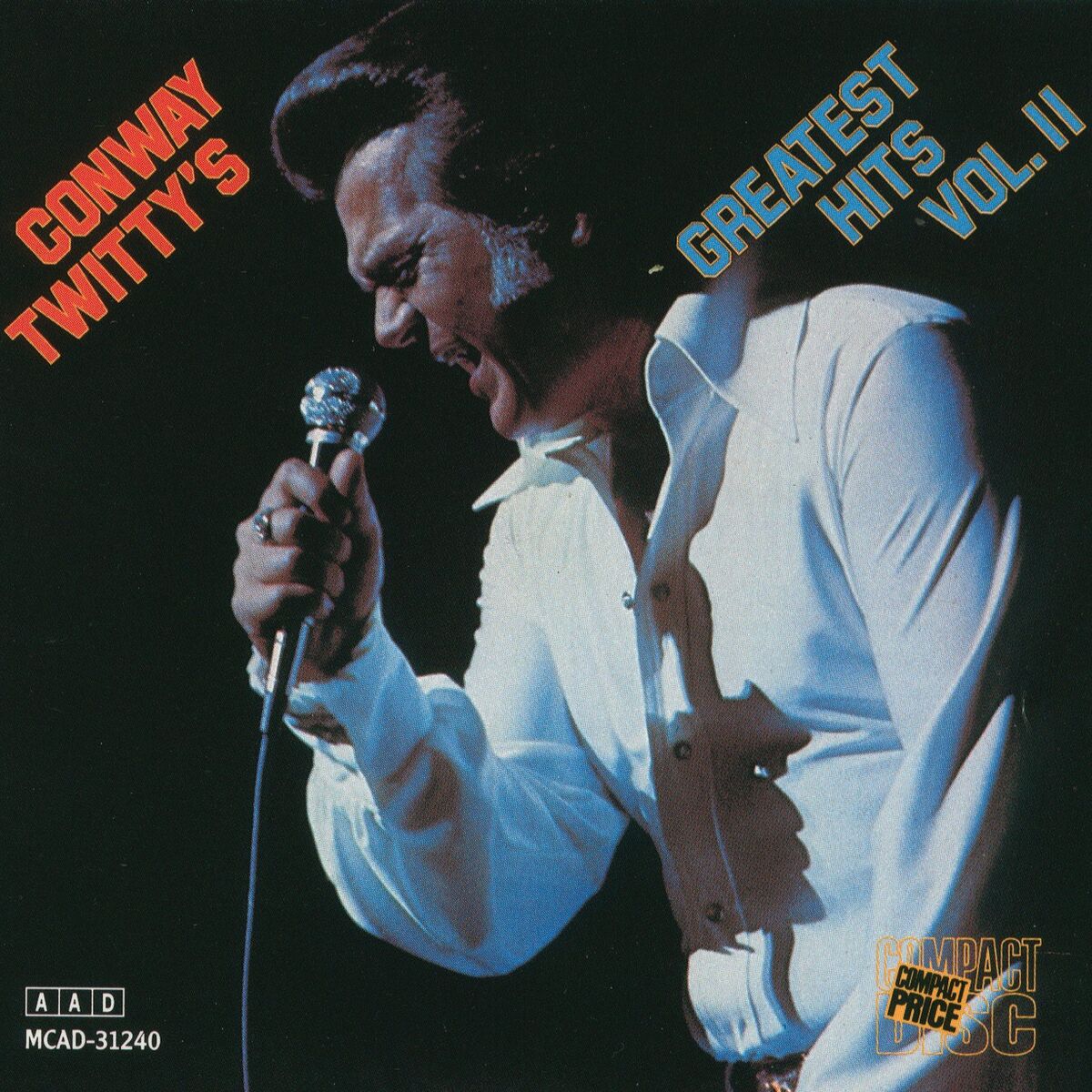 Album cover of Conway Twitty's Greatest Hits Volume II