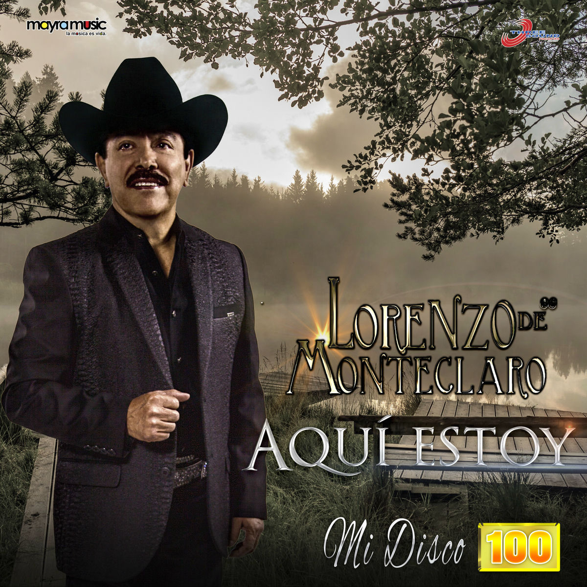 Album cover of Aquí Estoy, Mi Disco 100