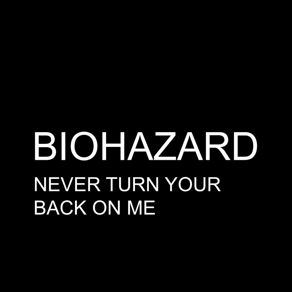 Album cover of Never Turn Your Back On Me - Single