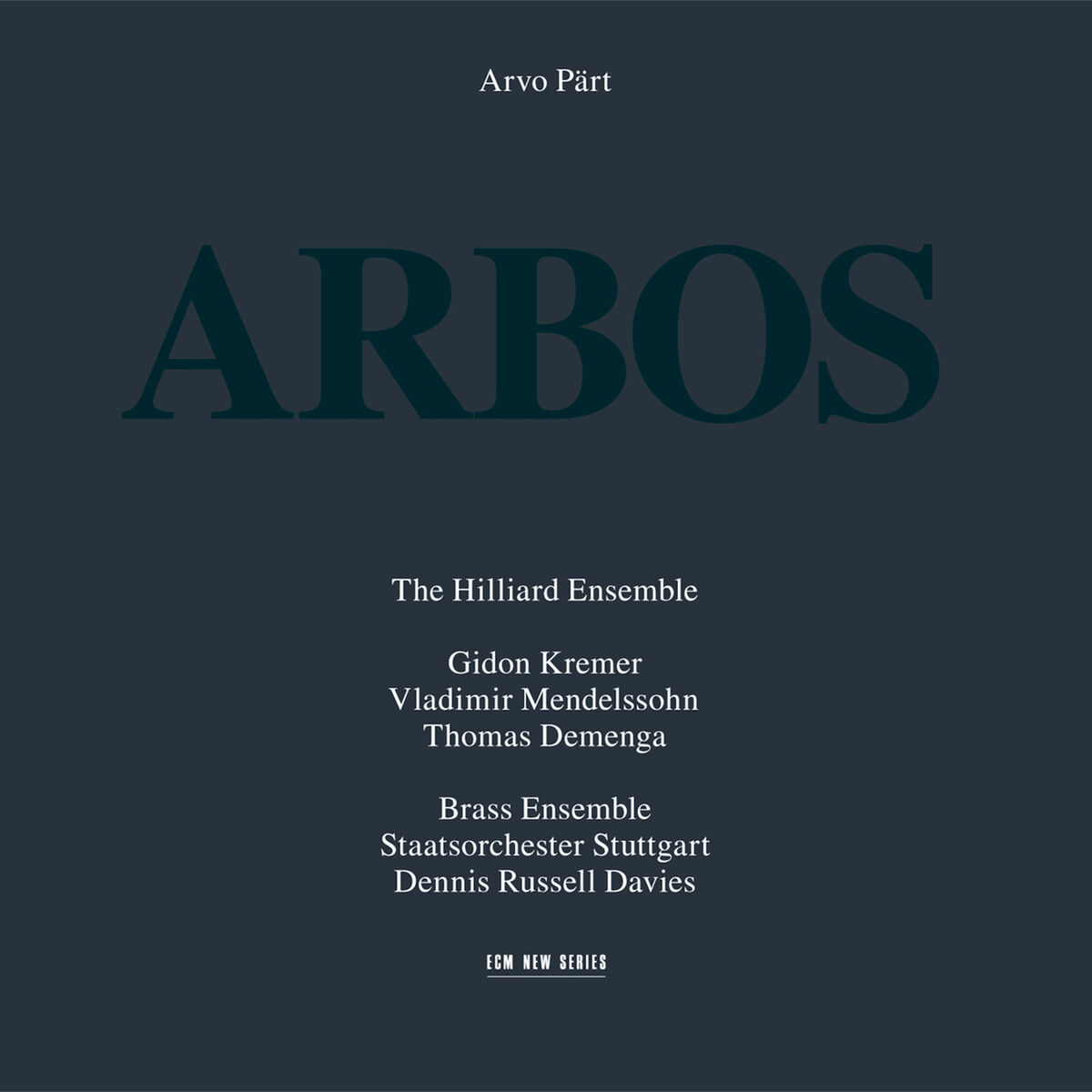 Album cover of Pärt: Es sang vor langen Jahren