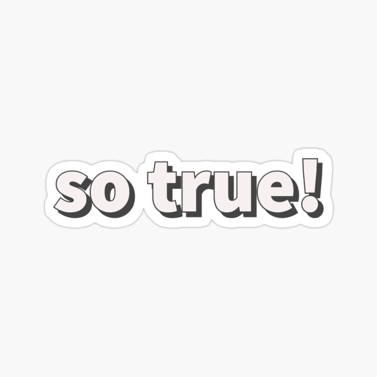 Album cover of So True