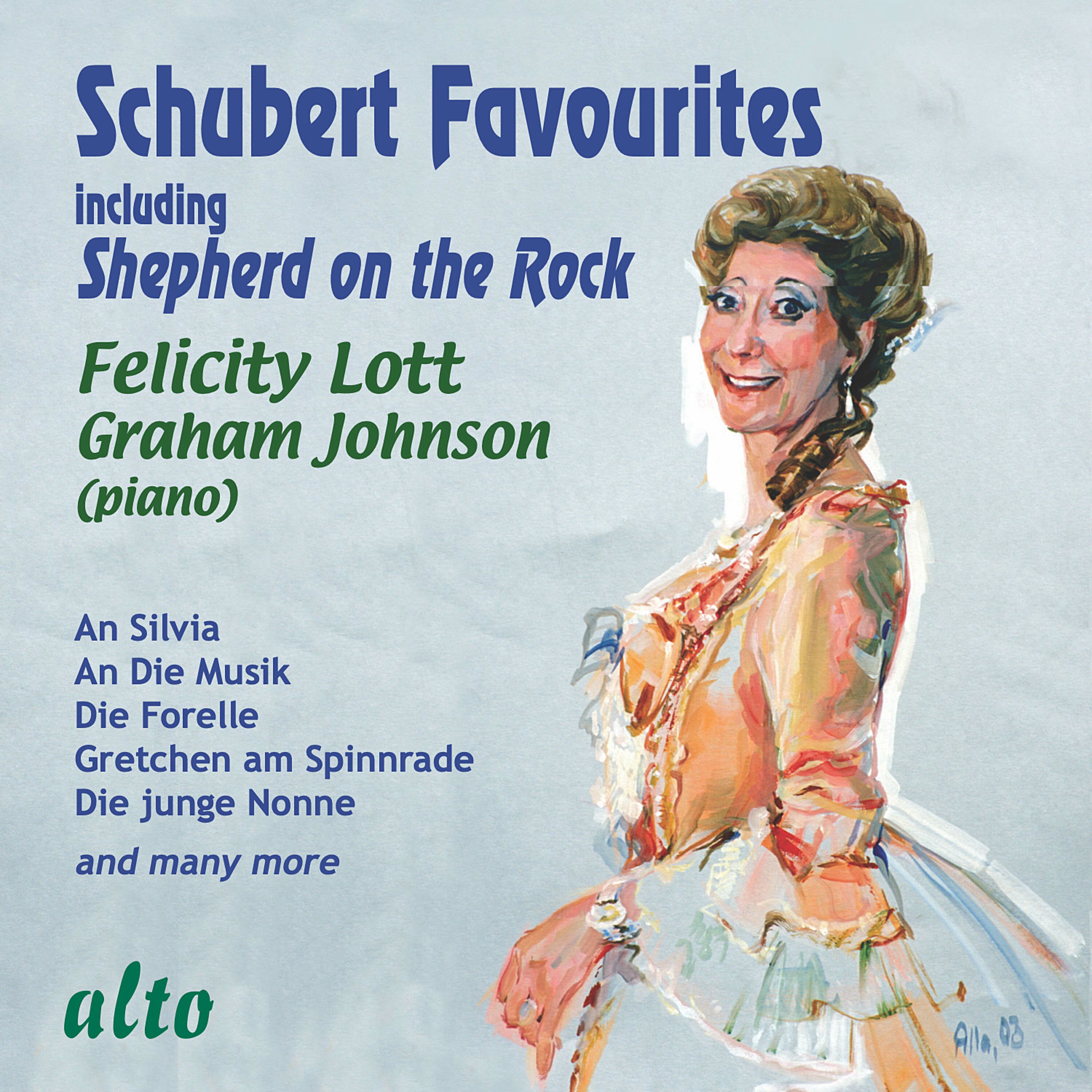 Album cover of Felicity Lott sings Schubert Favourites