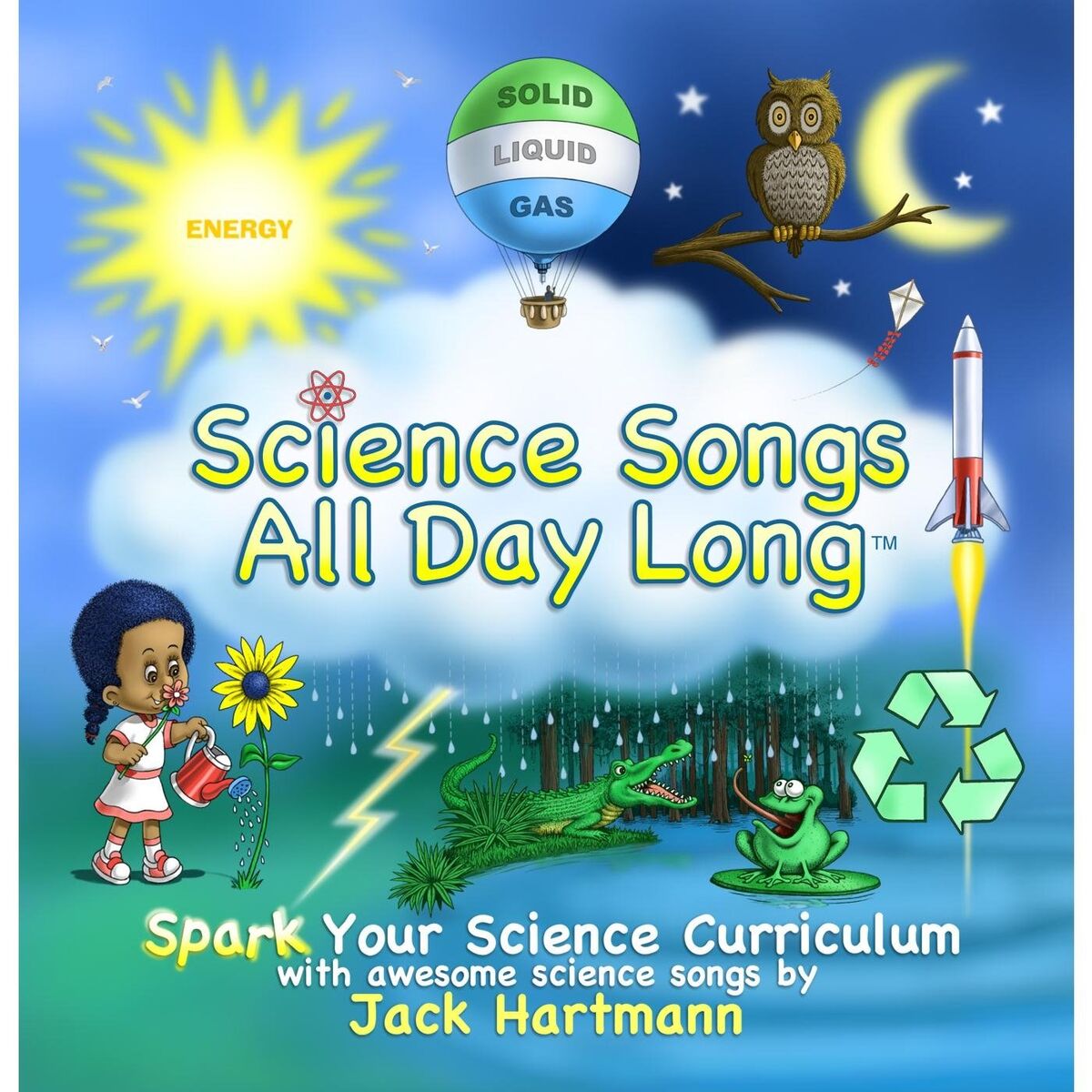 Album cover of Science Songs All Day Long
