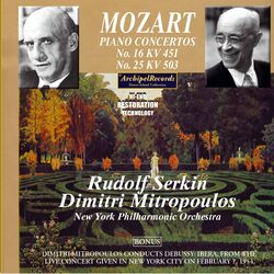 Cover of Mozart Piano Concertos 16 and 25
