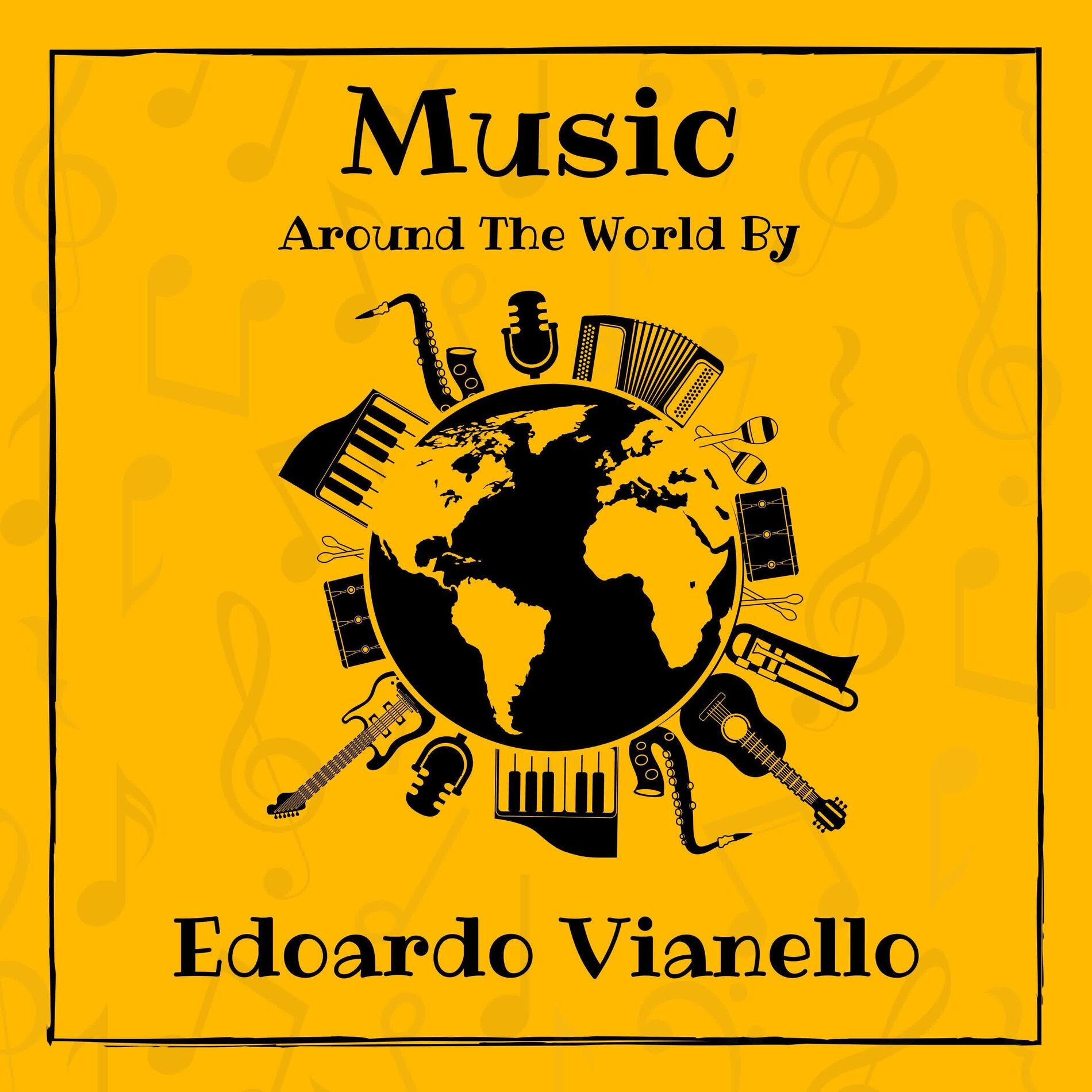 Album cover of Music around the World by Edoardo Vianello
