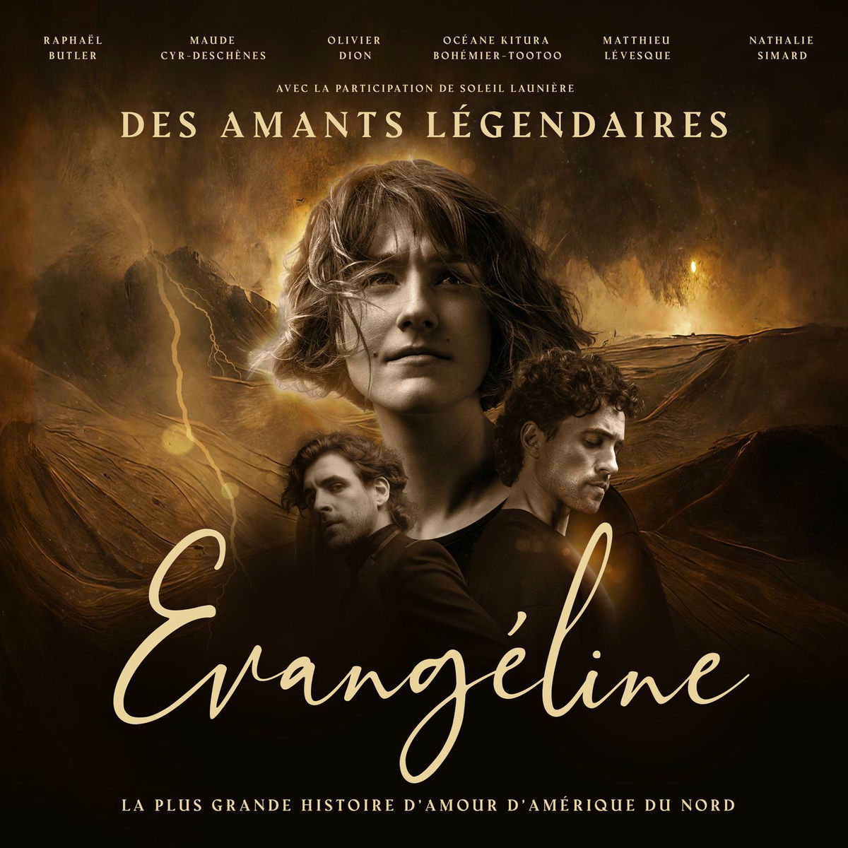 Album cover of Des amants légendaires (Du spectacle musical Évangéline)
