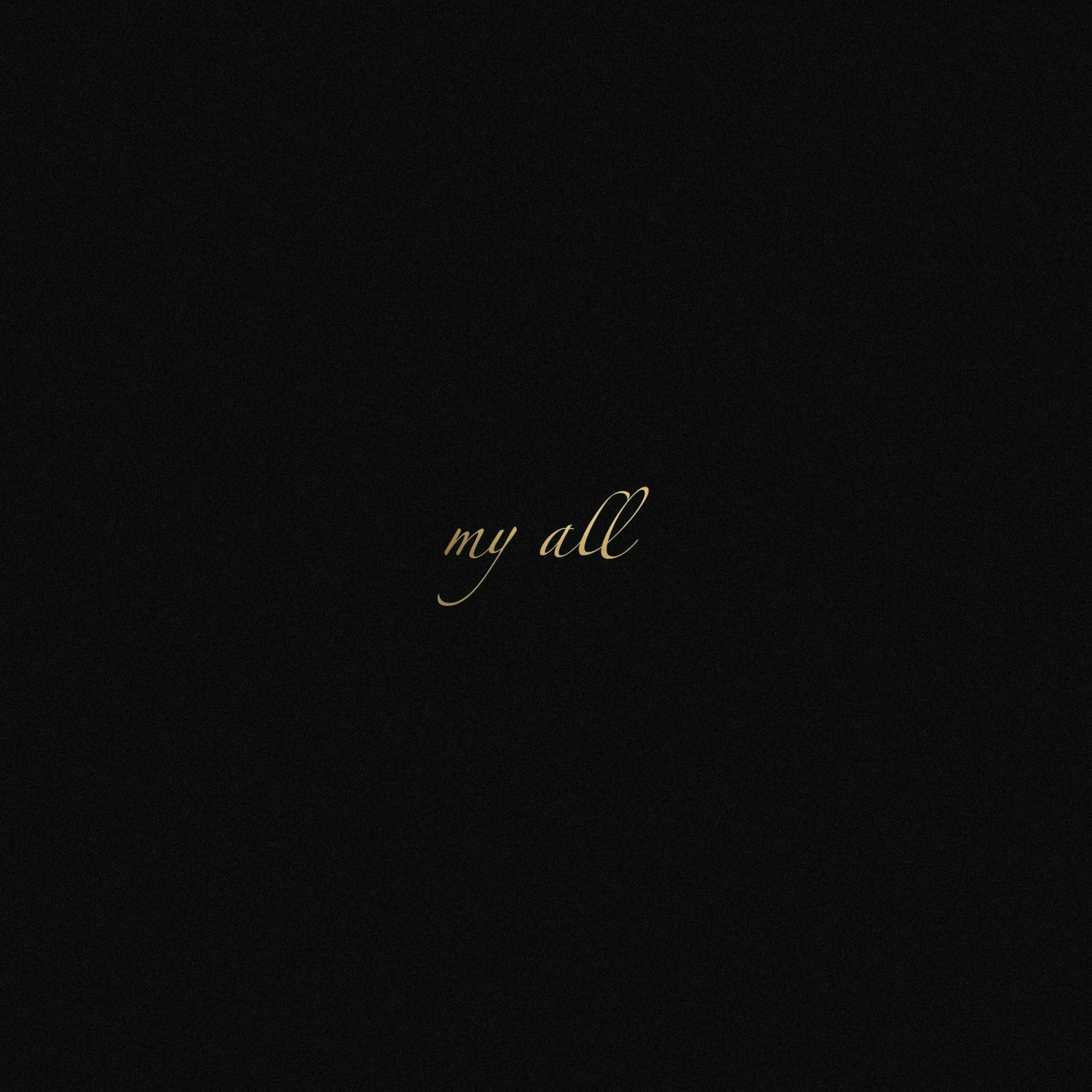 Album cover of My All