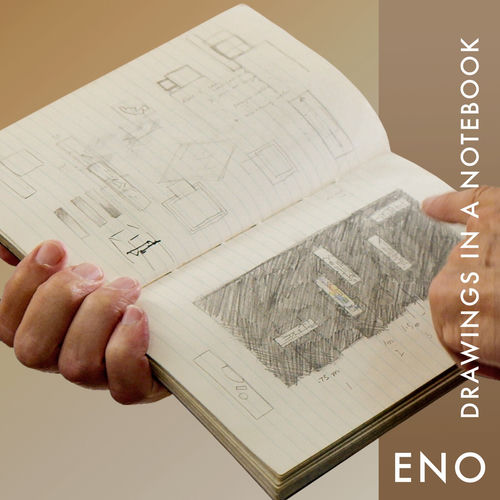 Eno: Drawings in a Notebook sleeve