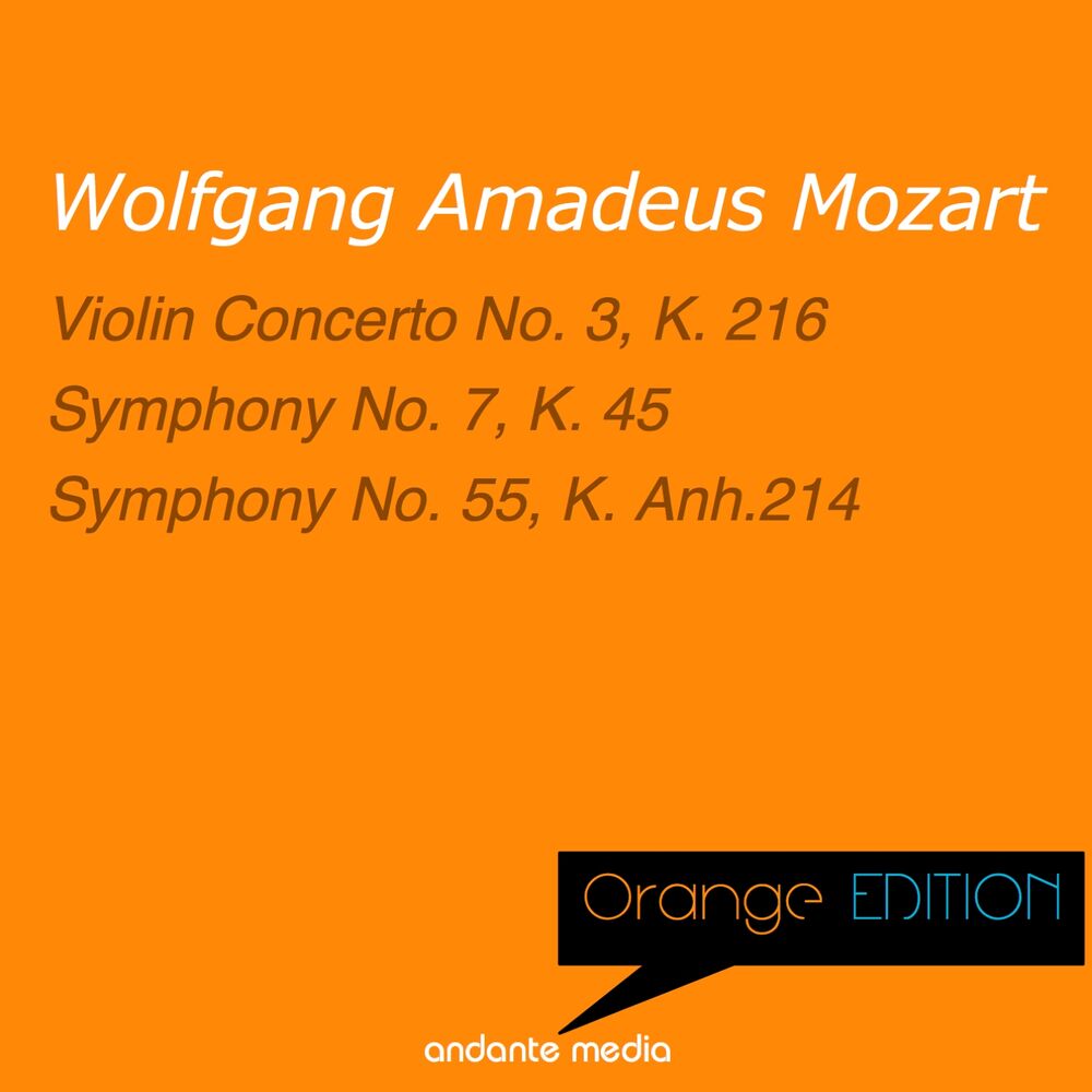 Picture of Orange Edition - Mozart: Violin Concerto No. 3, K. 216 & Symphony No. 55, K. Anh.214