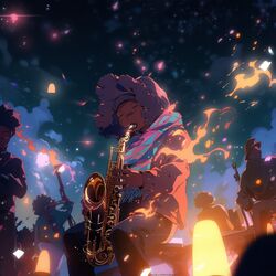 Cover of Jazz Noir Nights in the Urban Maze