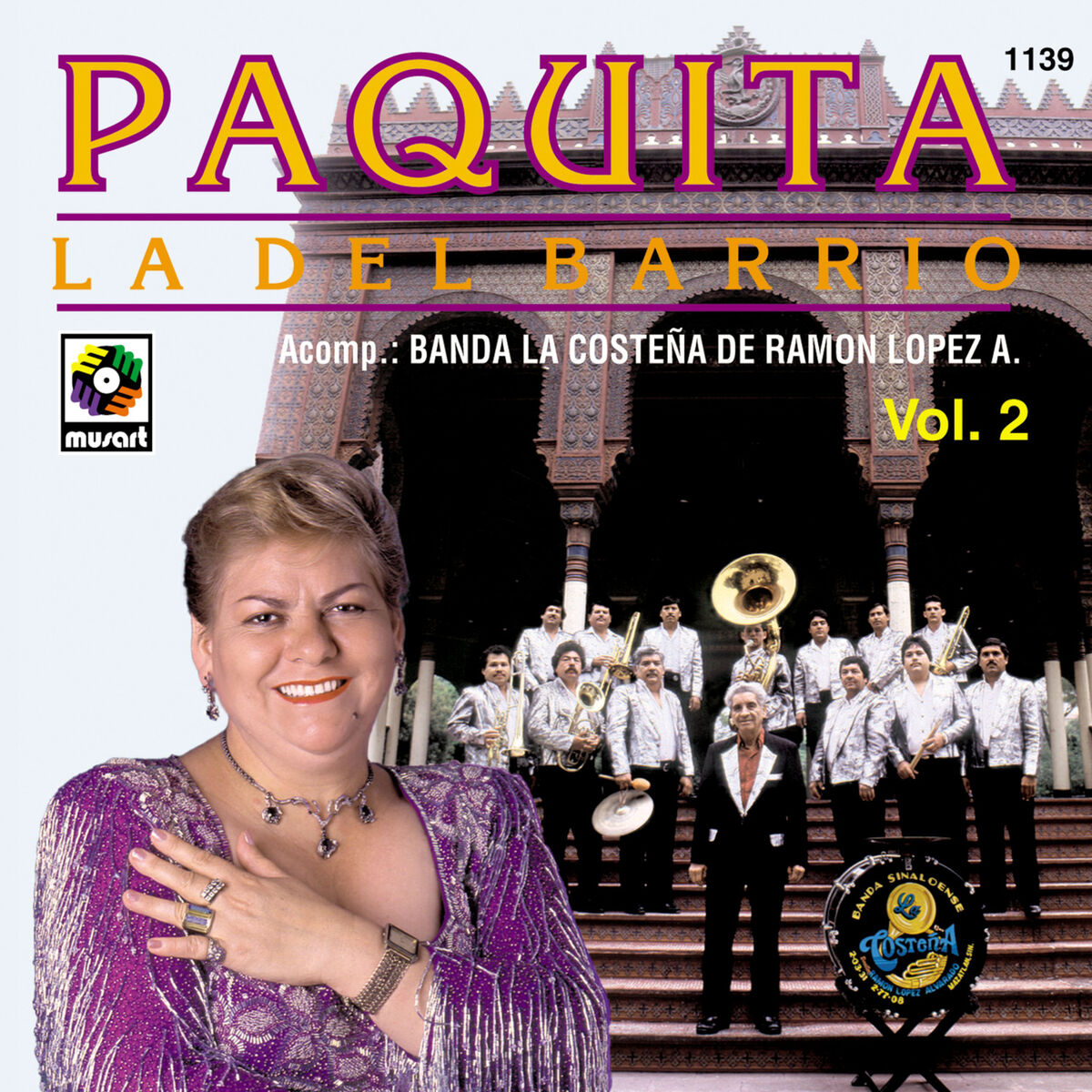 Album cover of Paquita la del Barrio con Banda la Costeña, Vol. 2